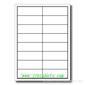 Square Cornered Labels 105mm x 37mm *Compatible with Avery DPS16